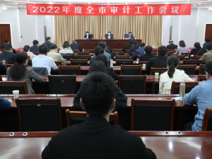  3月10日，驻马店市审计局召开全市审计工作会议。