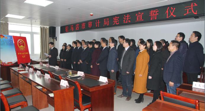 市审计局举办"宪法宣传周"宣誓仪式
