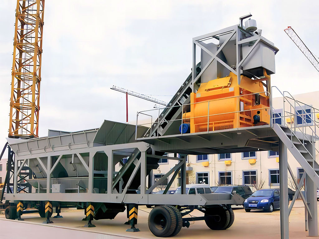 Reference Scheme for Operation Safety Regulations of Mobile Concrete Mixing Plant Station
