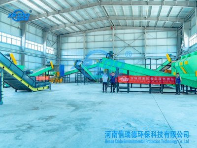 信瑞德售后团队千里驰援内蒙古 保障生活垃圾分选设备高效运行