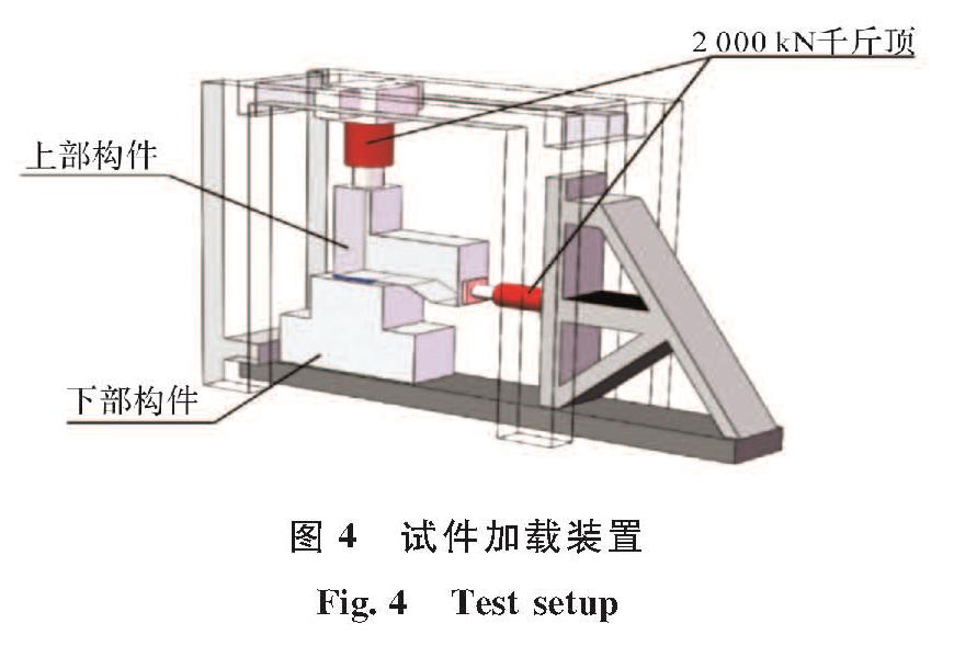 图4 试件加载装置<br/>Fig.4 Test setup