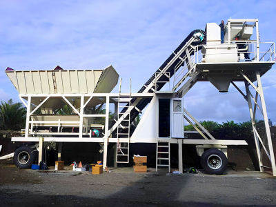 Mobile 50m3/h Batching Plant-Minimum Foundation Required