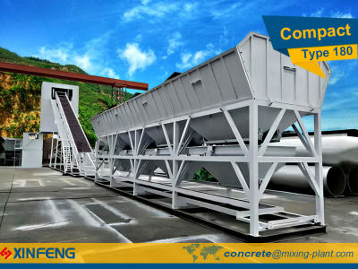 Compact 180m3/h Batching Plant