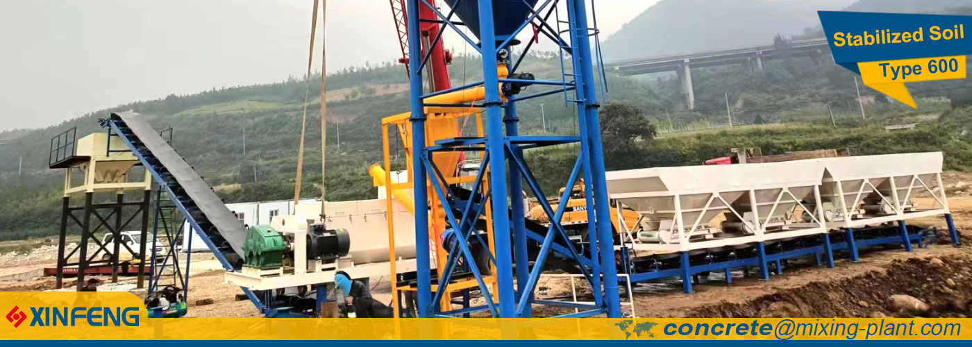 600t/h Stabilized Soil Batching Plant installation and test machine succeeded in Valparaiso Chile