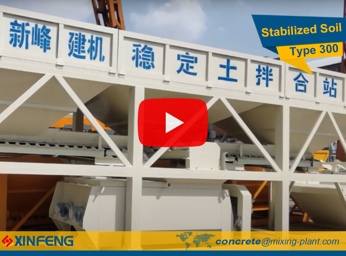 Cement stabilized soil all-in-one mixing plant delivery