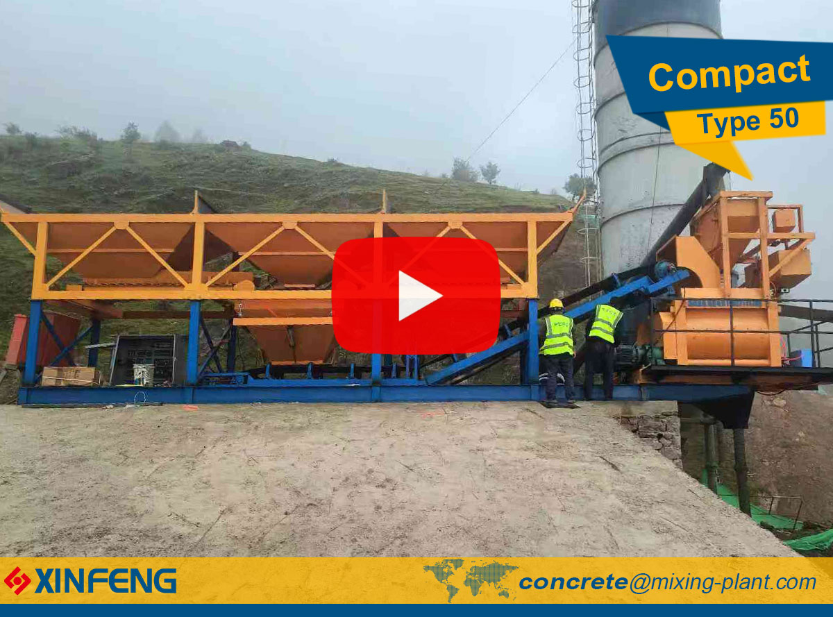 compact 50 concrete batching plant