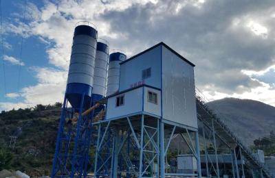 What should be considered when selecting the appropriate type of equipment for a concrete batching plant?
