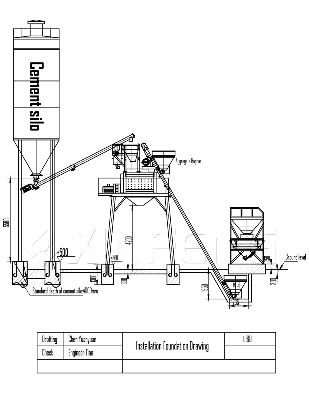 ရေပုံး-XinFeng Machinery Manufacturing-သတ်မှတ်ချက်များ