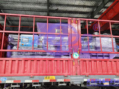 客户定制100T打包机发货