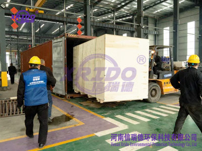 1000双轴撕碎机发货