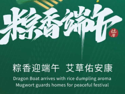 一叶青粽承佳节，信瑞德与君共安康